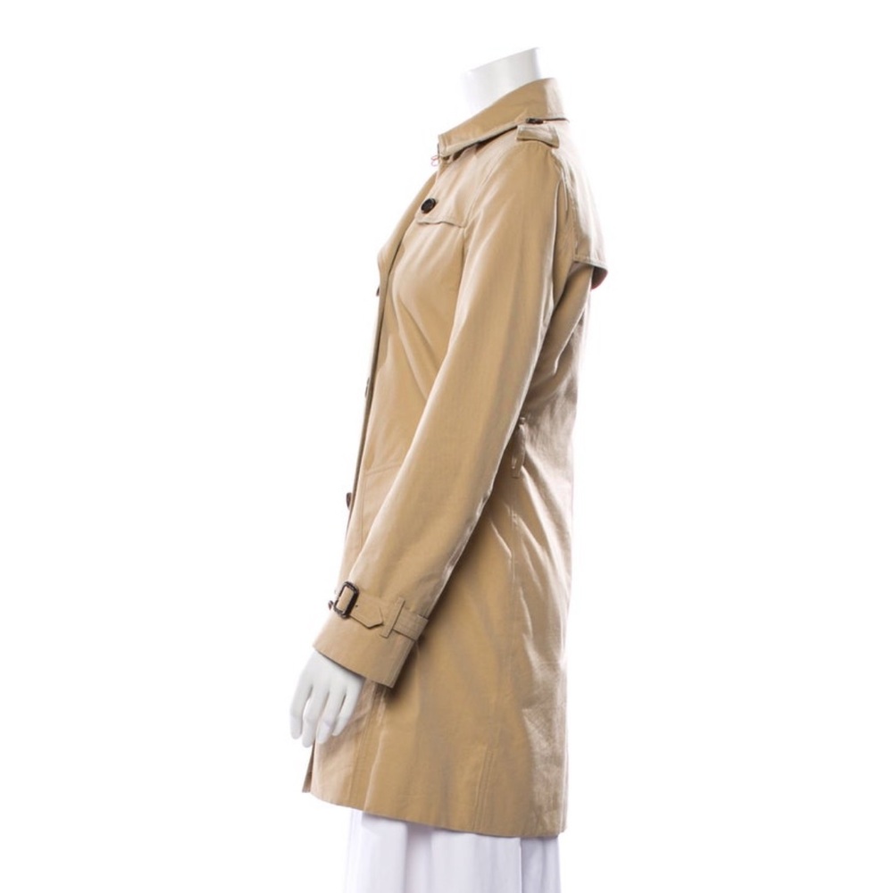 Burberry Tan Double-Breasted Trench Coat - Picture 2 of 3